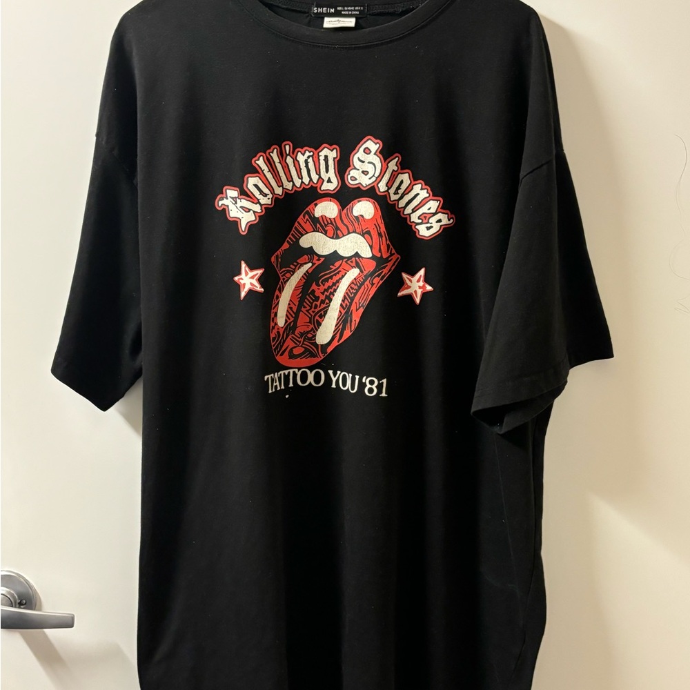 Rolling Stones Black Graphic T-Shirt